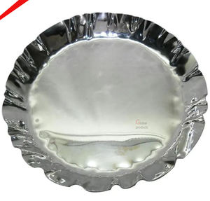 Cuenco de servicio de acero inoxidable con acabado plateado de calidad estándar para hoteles, restaurantes y bares - Product Image 3