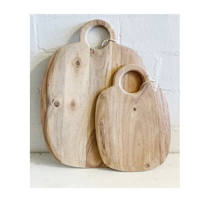 Planche à découper en bois personnalisée de qualité supérieure Planche personnalisée Service de pizza à usage quotidien avec poignée Design moderne - Product Image 6