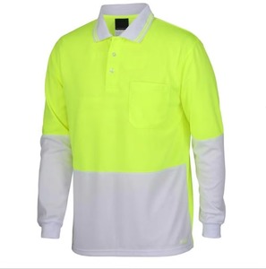 Vêtements de travail en gros avec logo, chemises à manches longues en coton et polyester, confortables, haute visibilité, réfléchissantes, LED clignotantes, imperméables, vêtements de sécurité - Product Image 1