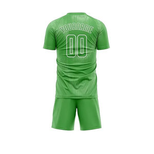 Precio barato de fábrica Uniforme de fútbol personalizable Último diseño de alta calidad Unisex 100% Poliéster Transpirable Cómodo - Product Image 3