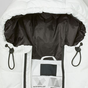 Oversized <b>Men</b> Canvas Lightweight Outdoor <b>Puffer</b> <b>Jacket</b> Winter Waterproof Windproof Hooded Front Custom Logo OEM ODM Wholesale - Product Image 3