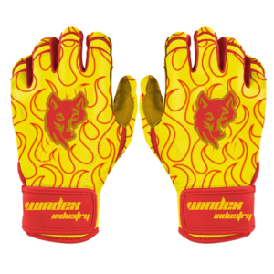 Gants de frappeur à manchette courte de style Bruce Bolt de haute qualité Gants de frappeur de baseball en cuir Cabretta Premium 100% - Product Image 1