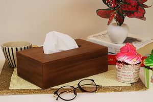 Boîte à mouchoirs en bois de noyer de très haute qualité pour les bureaux à domicile modernes au prix le plus bas par HF CRAFTS - Product Image 6