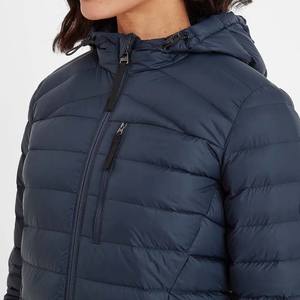 Veste matelassée brillante de haute qualité, respirante, avec votre logo personnalisé, en coton, doudoune d'hiver pour femmes - Product Image 5