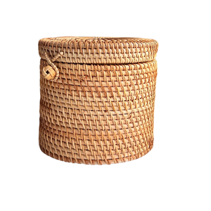 Boîte à mouchoirs ronde en bambou personnalisable Organisateur durable fabriqué au Vietnam quantité minimale de commande bas prix standard d'exportation - Product Image 2