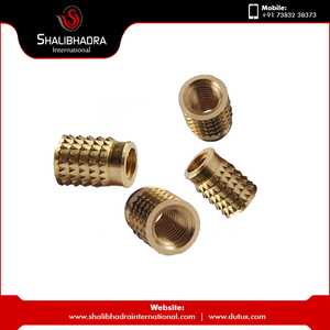 น็อตทองเหลืองคุณภาพสูงแบบไม่มีหัวเคลือบนิกเกิลสีทอง จากผู้ผลิตในอินเดีย - Product Image 5