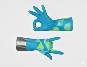 Guantes de Trabajo Tácticos de Alto Rendimiento, Negros, de Nitrilo, Impermeables, Antideslizantes, de Cinco Dedos, Resistentes a Impactos, Protección para las Manos - Product Image 4