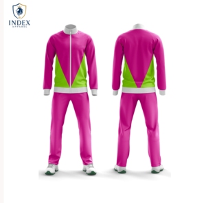 Conjunto Deportivo Unisex Index Apparel con Cremallera Completa, Cuello Alto, Estilo Deportivo, Transpirable, Poliéster, para Adultos, Primavera - Product Image 1