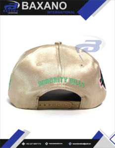 Alfa |   Kapa |   Gorra de Béisbol de Satén con Bordado 3D de la Hermandad Alpha, Elegante Gorra Ajustable con Letras Griegas y Cierre a Presión, Transpirable - Product Image 6