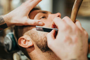 Maquinilla de afeitar profesional de una sola hoja de acero inoxidable con borde recto Shavette desechable negro Barbero corte garganta plegable hombres reutilizable - Product Image 4