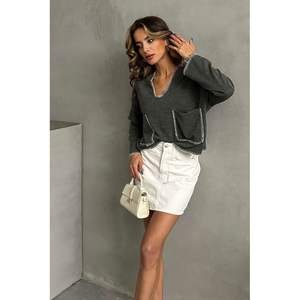 Blusas de Punto para Mujer con Punto de Pastor, Camisas Cómodas al por Mayor para Mujer - Product Image 5