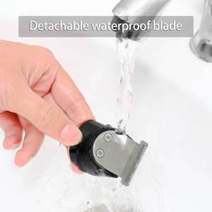 Kit de Afeitado 5 en 1 para Hombre, Recargable por USB, Inalámbrico, para Recortar el Cabello, Bigote y Nariz, con Cuchillas de Acero Inoxidable, Enchufes US y UK - Product Image 5