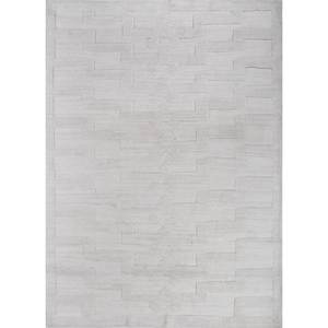 Zuri Ivory Hand Knotted Polyester <b>Rug</b> AKPL-1003 Geometric Abstract <b>Boho</b> Style for Home Entryway Rectangle Hallway Living <b>Rug</b> - Product Image 1