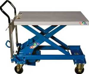 Plateforme élévatrice à ciseaux hydraulique industrielle lourde remorquable Air Master Engineering Corporation, capacité de 700 kg, taille personnalisée, 1 an - Product Image 1