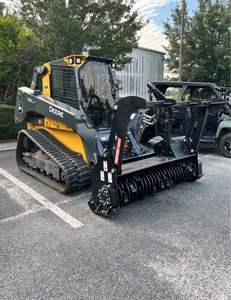 Envío Gratuito, Máquina Forestal John D 333P, Minicargadora de Orugas con Accesorio Triturador Forestal, Certificación CE y EPA - Product Image 1