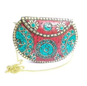 Bolsa de metal de proveedor mayorista, accesorios personalizados, bolsa con asa, precio de fábrica, bolsa de metal de lujo, logotipo personalizado - Product Image 1