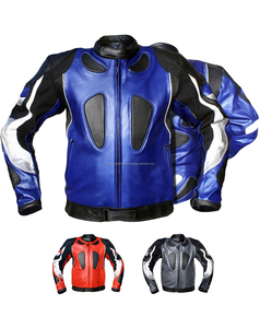 Blouson en cuir pour homme, style motard, respirant, qualité supérieure, couleur personnalisable, fermeture éclair, faible MOQ - Product Image 2