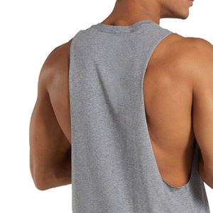 2025 gros débardeur entraînement hommes été Gym débardeurs plaine coton nouveaux hommes débardeurs musculation Fitness maillots gymnases - Product Image 3