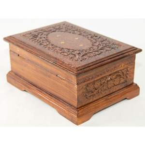 PAFU RAMDAN MUBARAK HOME DECOR slamic Gift Eid Decoration Eid Sign Eid <b>Wooden</b> <b>Crate</b> Gift Boxes - Product Image 6