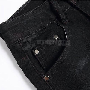 Shorts de mezclilla de buena calidad para hombre, estilo urbano, para actividades al aire libre y viajes, shorts desgastados para hombre - Product Image 4