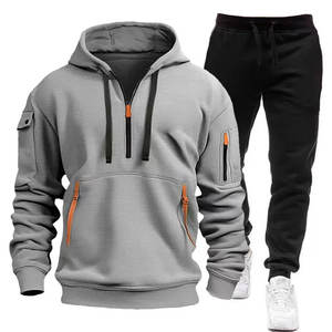 Wholesale New Designed Custom Men SKINNY Fit Breathable Printed Nylon/Cotton Full-Length Track Suit Set - Product Image 5