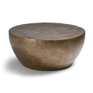 โต๊ะกาแฟโลหะอลูมิเนียมออกแบบเฉพาะสำหรับงานหัตถกรรมสีทองโต๊ะโลหะสำหรับตกแต่งในร่มดีไซน์ที่เป็นเอกลักษณ์ - Product Image 1