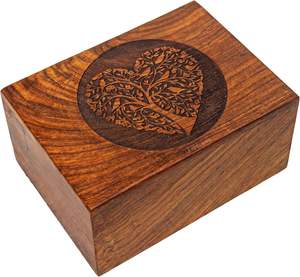 โกศส่วนตัวสำหรับผู้ใหญ่โกศไม้โกศสำหรับสัตว์เลี้ยงขี้เถ้าของมนุษย์ - Product Image 5