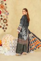 Luxueux haut femmes hiver Shalwar Kameez costumes imprimé fleuri robe droite en soie modeste col haut vêtements d'hiver naturel