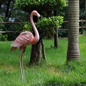 Escultura Moderna de Animales de Hierro, Artesanía Metálica con Detalles Hechos a Mano para Decoración de Jardín y Césped al Aire Libre, Estructura Resistente a la Intemperie - Product Image 6