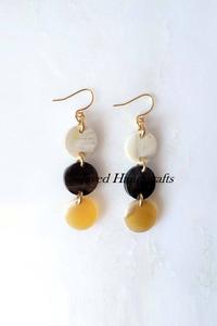 Pendientes de búfalo hechos a mano de alta calidad, pendientes de búfalo para el hogar, pendientes de cuerno y cuerno de búfalo Natural, precio al por mayor - Product Image 4