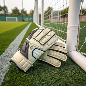 Gants en latex de gardien de but personnalisables de marque Rx de haute qualité avec protection de la paume et des doigts pour les matchs et les entraînements - Product Image 2