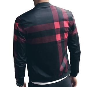 Latest Pattern Design <b>Men</b> Coated Canvas Winter Bomber <b>Jacket</b> Waterproof Breathable Zipper <b>Jacket</b> <b>Slim</b> <b>Fit</b> Streetwear <b>Jackets</b> - Product Image 2