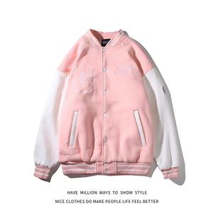 Chaqueta universitaria para mujer Diseño cómodo de moda Múltiples colores disponibles Perfecto para ropa informal - Product Image 2