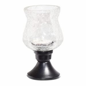 Décoration de mariage de luxe avec bougeoir en verre décoration de maison en fer métallique bougies parfumées lampe à thé - Product Image 1