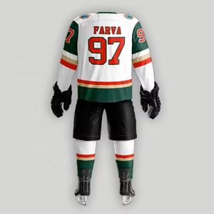 Custom Sublimation Sports Ice Hockey Uniform Oversize Wholesale Ice Hockey Uniforms Including Jersey <b>Socks</b> and Short MS-IHU-01 - Product Image 2