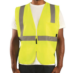 Gilet de sécurité pour hommes Logo personnalisé Haute visibilité Gilet de sécurité réfléchissant Vêtements de travail pour hommes Industrie de la construction - Product Image 4