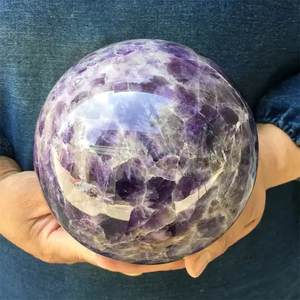 Wholesale Large Size Custom Amethyst <b>Sphere</b> High Quality Healing Crystal <b>Balls</b> Polished Big Size Gemstone <b>Sphere</b> - Product Image 2
