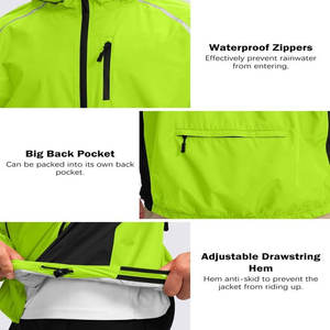 2025ใหม่ชุดกีฬากลางแจ้งน้ำหนักเบาสำหรับผู้ชายเสื้อกันลมกันน้ำออกแบบได้ตามที่ต้องการ - Product Image 5