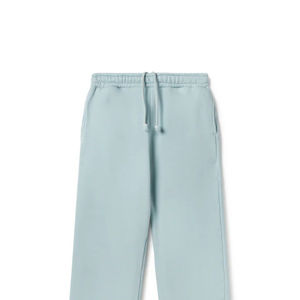 Premium os blanc jambe droite pantalons de survêtement 450 GSM haute qualité coupe personnalisée coudre coupe ample Active bas taille XL caractéristique unie - Product Image 5