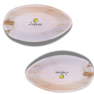 Assiettes élégantes en feuille de palmier écologiques et résistantes Vaisselle compostable réutilisable pour les restaurants, les traiteurs et les événements - Product Image 1