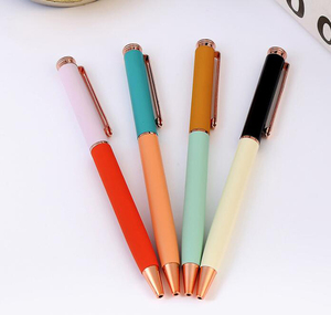 ปากกาลูกลื่นโลหะ NM-071 คุณภาพสูง สีตัดกันสวยงาม หรูหรา น่ารัก เหมาะเป็นของขวัญคริสต์มาส - Product Image 3