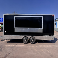 Support mobile commercial de chariot de hot-dog avec la nouvelle remorque de nourriture de friteuse de gril