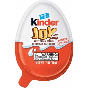 Kinder Joy Surprise EGS, BULK 15 Count, Holiday treat PLUS Toy, ครีมหวานและเวเฟอร์ช็อคโกแลต, ห่อเป็นรายบุคคล