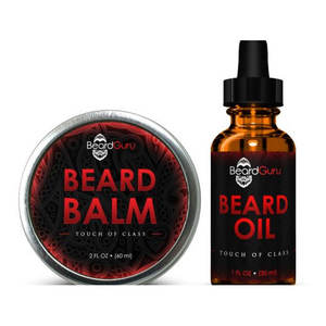 Bálsamo BeardGuru Touch of Class, Bálsamo Orgánico Vegano para el Cuidado de la Barba en Forma de Aceite, a Base de Semillas Herbales, en Caja, Suministro OEM - Product Image 1