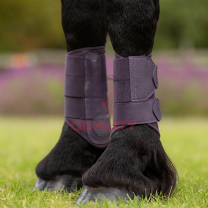 Bottes d'équitation personnalisées avec protection contre les chocs avec bottes de brossage absorbant les tendons et les fetlock fabriquées au Pakistan pour les sports équestres - Product Image 6