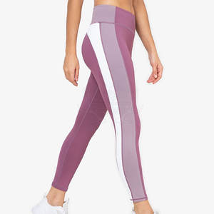 Leggings de yoga à taille élastique de haute qualité, leggings de fitness sans couture pour femmes, spandex polyester, vêtements de sport pour femmes, leggings - Product Image 5
