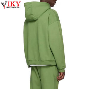 Survêtement évasé en tissu doux au toucher de qualité supérieure avec logo personnalisé Style kangourou Survêtement évasé pour hommes BY VIKY INDU - Product Image 6