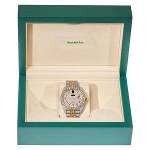 VVS Moissanite White Brilliant Diamond Luxury Hip Hop Collection Banda de acero inoxidable para hombres 41mm Sport Autometic Mechanical - Product Image 5