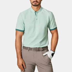 Nueva tendencia Polo-Neck Fast Dry Men Polo Shirt Activewear Quick Dry Cómodo Gym Shirt - Product Image 2
