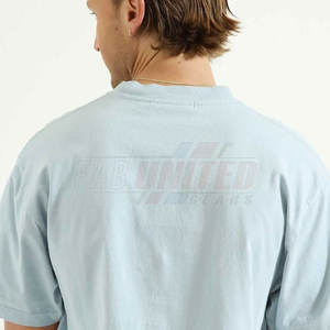 Camiseta Moderna de Cuello Redondo para Hombre, 100% Algodón, Hombros Caídos, Textura Suave, Transpirable, de Alta Calidad, Colores Personalizables Disponibles - Product Image 4